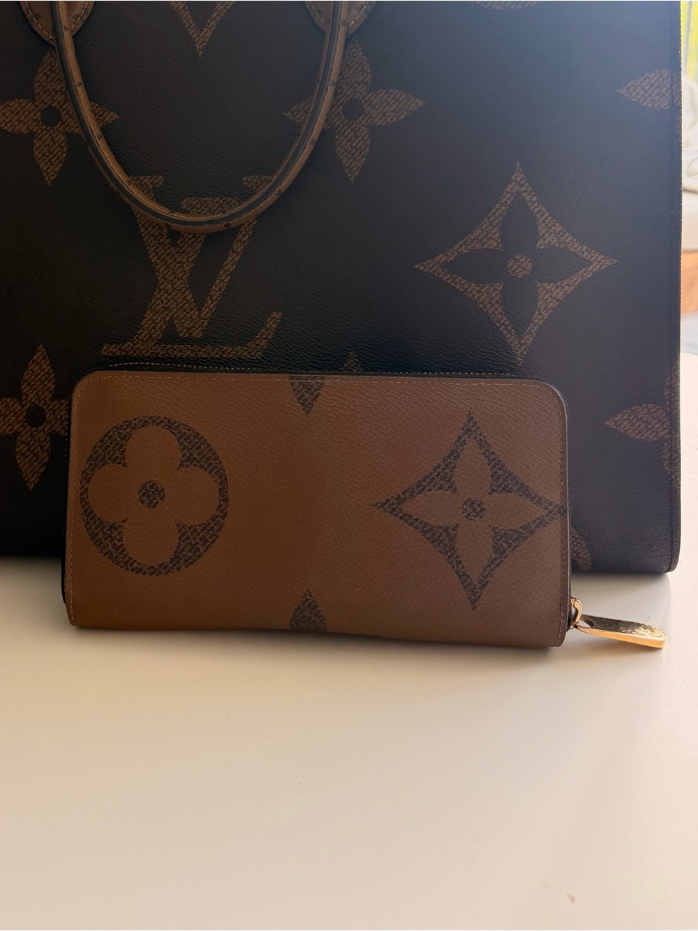 Louis Vuitton Monogram Giant Zip Wallet